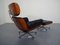 Swiss Wood and Leather Chair & Ottoman Set by Martin Stoll for Stoll Giroflex, 1960s, Image 3