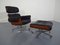 Swiss Wood and Leather Chair & Ottoman Set by Martin Stoll for Stoll Giroflex, 1960s 16