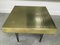Vintage Square Hammered Brass and Copper Table, Image 4