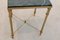 French Marble and Brass Side Table, 1960s 6