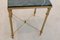 French Marble and Brass Side Table, 1960s, Image 6