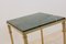 French Marble and Brass Side Table, 1960s 4