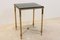 French Marble and Brass Side Table, 1960s, Image 1