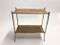 Vintage Etagere aus Messing, 1950er 1