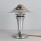Lampada da tavolo Art Deco cromata, Immagine 2