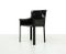 Black Leather Armchair from de Couro, 1980s 3