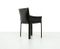 Black Leather Armchair from de Couro, 1980s 4