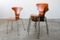 Model 3105 Mosquito Chairs by Arne Jacobsen for Fritz Hansen, 1967, Set of 7 12