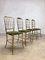 Brass Chiavari Dining Chairs, 1960s, Set of 4 2