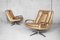Swivel Leather Chairs by Carl Straub, 1950s, Set of 2, Image 2