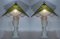 Vintage Alabaster and Glass Table Lamps, Set of 2 6