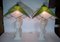 Vintage Alabaster and Glass Table Lamps, Set of 2 4