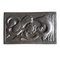 Art Nouveau Metal Matchbox Cover by Just Andersen, 1920s 2