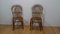 Chaises d'Appoint en Rotin, 1960s, Set de 2 1