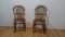 Chaises d'Appoint en Rotin, 1960s, Set de 2 5