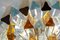 Mid-Century Italian Murano Glass Chandelier from Venini, 1960s, Image 5