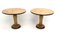 Round Mid-Century Dining Tables in Olive Wood and Ash, 1940s, Set of 2, Image 1