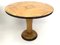 Mesas de comedor Mid-Century redondas de madera de olivo y fresno, años 40. Juego de 2, Imagen 4