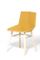 Chaise en Bois avec Assise Jaune par Mobles114 1