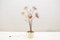 Lámpara de pie Regency floral vintage, años 60, Imagen 1