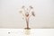 Vintage Regency Stehlampe in Blumen-Optik, 1960er 1