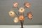 Lámpara de pie Regency floral vintage, años 60, Imagen 6