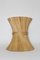 Mesa de comedor con base en forma de gavilla de trigo de bambú de McGuire, años 70, Imagen 7