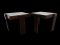 Italian Modernist Stackable Tables in Teak and Glass, 1960s, Set of 2, Image 1