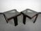 Italian Modernist Stackable Tables in Teak and Glass, 1960s, Set of 2, Image 6