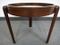 Italian Round Coffee Table in Teak and Smoked Glass, 1960s 3