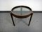 Italian Round Coffee Table in Teak and Smoked Glass, 1960s, Image 4