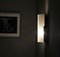 Lámpara de pared francesa de vidrio acrílico negro, años 60, Imagen 20
