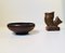 Mid-Century Ceramic Fish Vase & Bowl by Laurids Hjorth, 1950s, Set of 2 5