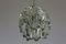 Mid-Century Model Fuente Chandelier with Heavy Glass Panes by J. T. Kalmar 3