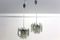 Mid-Century Model Fuente Chandelier with Heavy Glass Panes by J. T. Kalmar 6