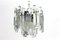 Mid-Century Model Fuente Chandelier with Heavy Glass Panes by J. T. Kalmar 7