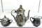 Coffee Service in Silvered Porcelain from RW Bavaria, 1920s, Set of 11 9