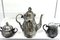 Coffee Service in Silvered Porcelain from RW Bavaria, 1920s, Set of 11, Image 9