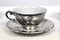 Coffee Service in Silvered Porcelain from RW Bavaria, 1920s, Set of 11, Image 6
