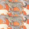 Walking Leopards Fabric Wallcovering by Chiara Mennini for Midsummer-Milano 1