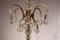 Lámpara de araña francesa con prismas, años 40, Imagen 2