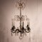 Lámpara de araña francesa con prismas, años 40, Imagen 1