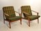 Model J55 Easy Chairs in Oak by Poul M. Volther for FDB, 1960s, Set of 2 1