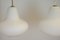 Vintage Swedish Opaline Glass Ceiling Lamps by Carl-Axel Acking, Set of 2 7