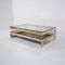 23-Karat Gold Plated G-Shaped Coffee Table from Belgo Chrom, 1980s, Image 1