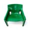 Green Vicario Armchair by Vico Magistretti for Artemide, 1970s, Image 1