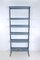 Vintage Industrial Free-Standing Iron Bookcase 1