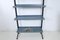 Vintage Industrial Free-Standing Iron Bookcase 5