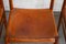 Sedie vintage in teak in pelle color cognac di H.W. Klein per Bramin, Set di 4, Immagine 27