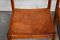 Vintage Teak Chairs with Cognac Leather by H.W. Klein for Bramin, Set of 4, Image 26